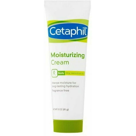 Cetaphil Moisturize & Hydrates Sensitive Skin Cream Lotion, 3 oz, 3 Pack