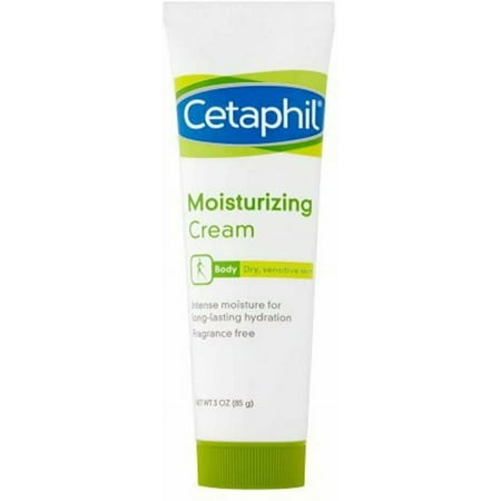 Cetaphil Moisturize & Hydrates Sensitive Skin Cream Lotion, 3 oz, 3 Pack