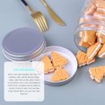 thumbnail image 4 of 24Pcs 86mm Split-Type Wide Mouth Jars Jar Caps Lids Storage Caps with Silicone Sealing Rings Replacement Seal Cover, Silver, 4 of 8