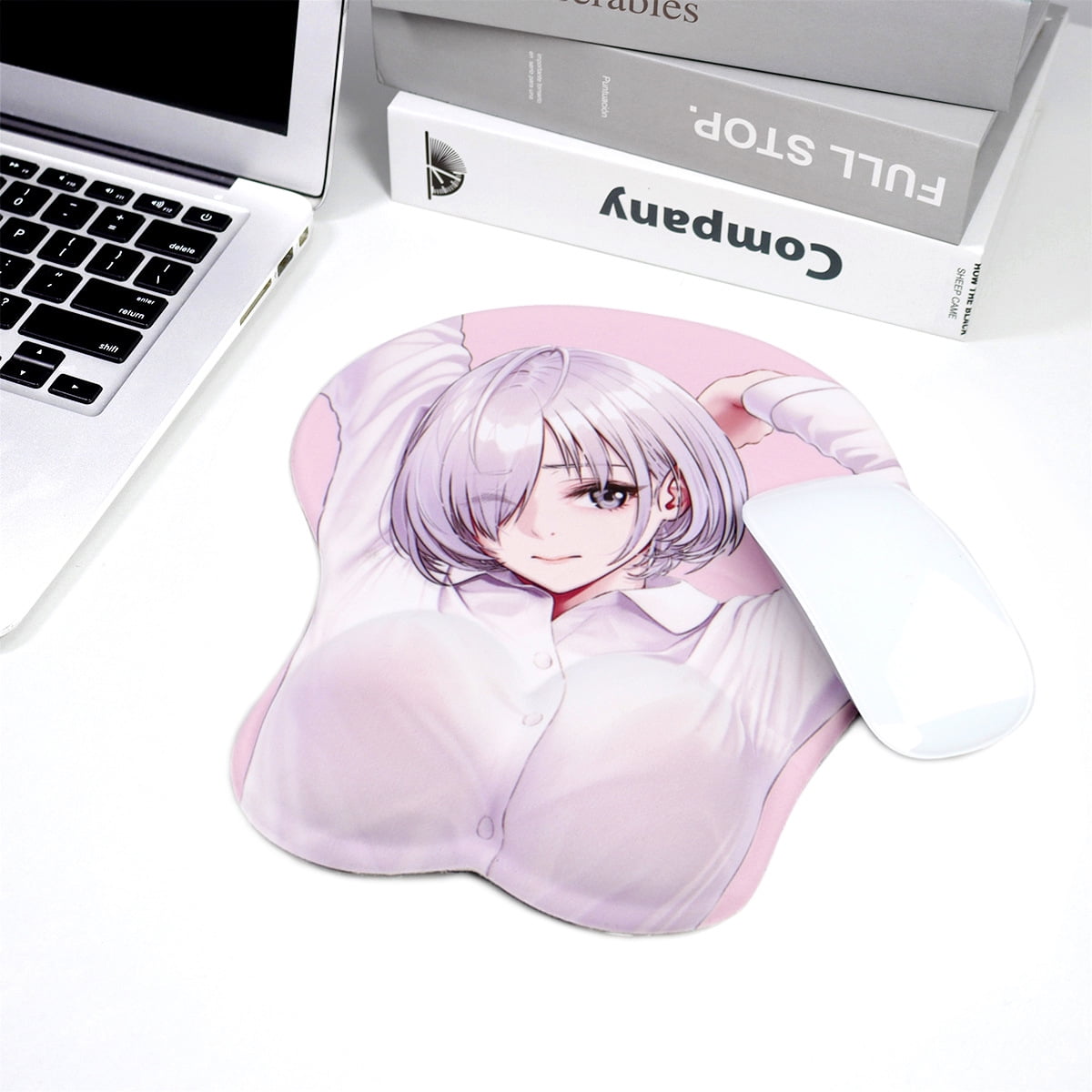 Gaan het ergste Springplank 3D Sexy Anime Mouse Pad Non Slip Gaming Mousepad with Wrist Support Gel  Ergonomic Mousepad for Office PC - Walmart.com