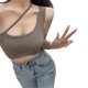 thumbnail image 1 of Txlixc Blusa sexy de ombligo para mujeres Txlixc  moda, 1 of 1