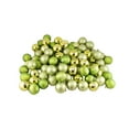 thumbnail image 3 of Northlight Shatterproof 3-Finish Christmas Ball Ornaments - 2.5" (60mm) - Kiwi Green - 100ct, 3 of 4