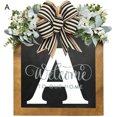 thumbnail image 3 of YAOMOBB Hanging Pendant Farmhouse Front Door Wreath Personalized Welcome Sign, 3 of 6