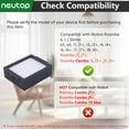 thumbnail image 3 of Neutop Filters Replacement Compatible with iRobot Roomba E and I Series E5, E6, I3, I3+, I4, I4+, I6, I6+, I7, I7+, I8, I8+, Plus Robot Vacuums, 6/Pack., 3 of 7