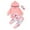 Pink, variant on ibuvkizy Toddler Baby Girl Tank Top Sets,Summer Baby Girl Outfits Clothes,3Pcs Infant Long Sleeve Hoodie With Pocket Tops Floral Pants With Headband,Gifts for Her