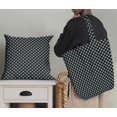 thumbnail image 5 of Soimoi Japan Crepe Satin Fabric Diagonal Check Print Fabric by The Yard 42 Inch Wide, 5 of 5