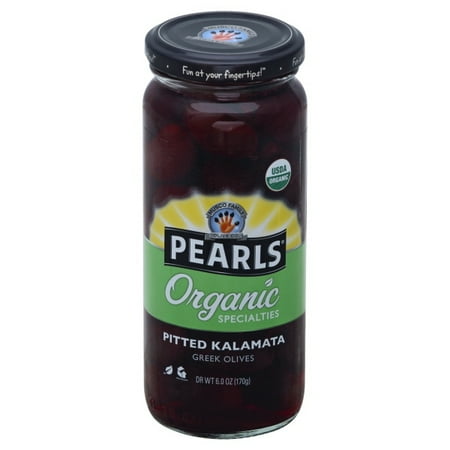 Pearls Specialties Organic Pitted Kalamata Greek Olives 6 Oz