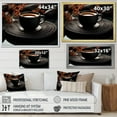 thumbnail image 4 of Designart "Eclipse Of Black Coffee Espresso III" Coffee Wall Decor, 4 of 7