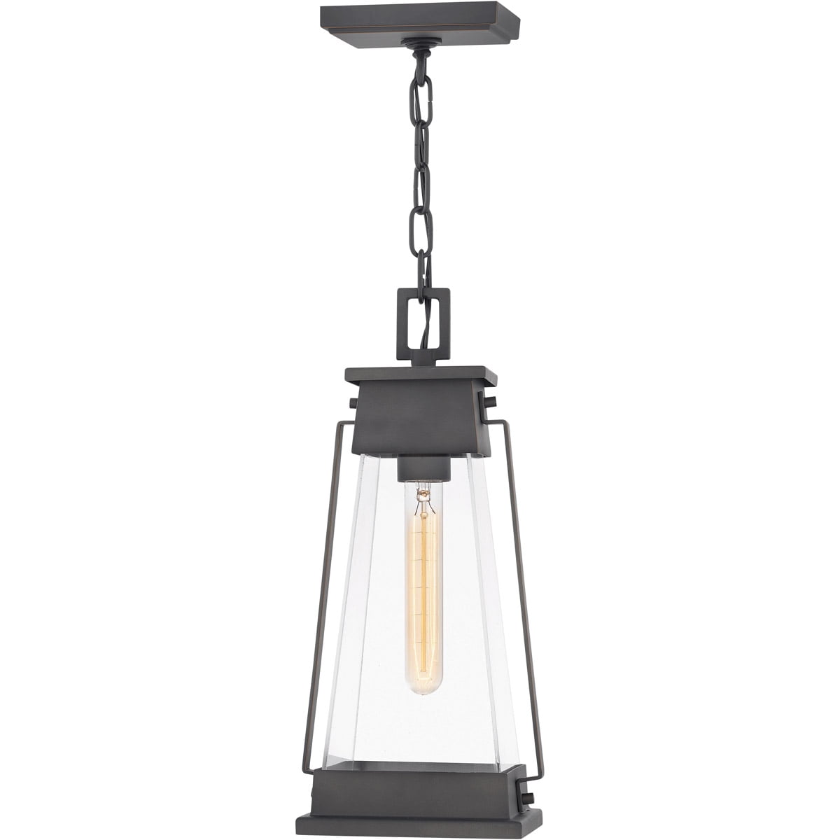 Outdoor Pendant 1 Light Fixtures With Aged Copper Bronze Finish