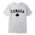 thumbnail image 3 of WEIYLL T-Shirt pour Femmes, Imprimé Feuille d'Érable, Blanc, Tailles TG, 3 of 3