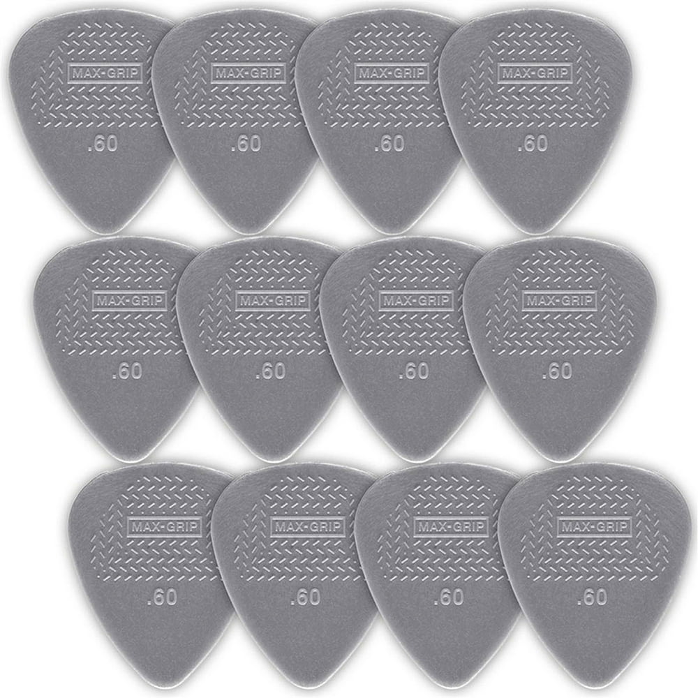 Dunlop Nylon Standard Guitar Picks 12Pack .60mm Light Gray
