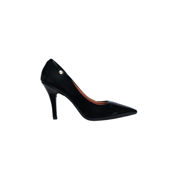 Zapatilla charol mujer Vizzano 11841101 tacón 9 cm punta fina negro 24.5
