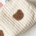 thumbnail image 2 of Hugtrwg Pañales Acolchada Algodón para Cochecito Bonita Suave Y Cálida para Accesorios Bebé (oso), 2 of 7