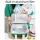 thumbnail image 5 of Cloth Lunch Bag Insulated Shoulder Tote Reusable Picnic Bag for Work Travel Beach Leakproof Thermal Cooler Portable Lightweight Zipper Pocket, 5 of 6
