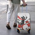 thumbnail image 3 of Stretch Luggage Cover XL(29-32in)– Elastic Travel Suitcase Protector with Handle Openings & Bottom Closure, Washable Polyester Spandex Cover for 18"-32" Suitcases, S/M/L/XL Size, 3 of 6