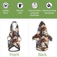 thumbnail image 5 of Junzan Dog Hoodie Puppy Sweater Sweatshirt,Cold Weather Coat Pet Clothes For Dog Cat-Vector Butterflies, 5 of 8