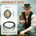 thumbnail image 2 of Corbata Bolo Uxcell para hombres, corbata de cuero de vaquero con cabeza de caballo, collar Bolo vintage para hombres y mujeres, accesorios de disfraces, regalo de joyería., 2 of 6