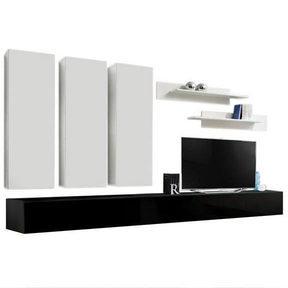 Fly E 30TV Wall Mounted Floating Modern Entertainment Center