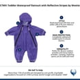 thumbnail image 6 of CTM Toddler Waterproof Rainsuit with Reflective Stripes by Wootie, 6 of 6