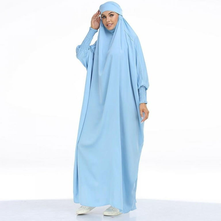 3 Piece Abaya Set Muslim Women Dubai Islamic Clothing Modest