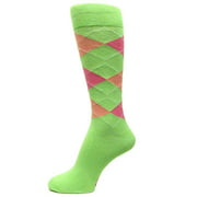 Spotlight Hosiery shades of GREEN Men's Groomsmen's Dress Socks (Teal, Kelly, Lime, Olive, Forest)
