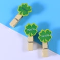 thumbnail image 6 of FOLOYORI Photo Clips Multi 50Pcs 1.6x0.8x0.6In Birch Clover, 6 of 6