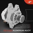 thumbnail image 3 of A-Premium Alternator Compatible with Toyota Tacoma 2007-2016 2.7L, 12V 80A 7-Groove Decoupler Pulley Clockwise, Replace# 27060-75490, 104210-8590, 3 of 6