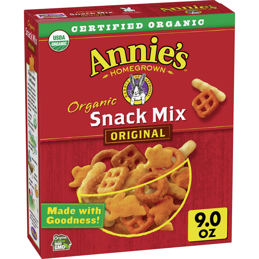 Annie's Organic Assorted Crackers and Pretzels Snack Mix, 9 oz