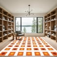 thumbnail image 2 of ODIKA 2'x3' Machine Washable Non-Slip Area Rug, Geometric Orange High Traffic Rug, Orange, 1058121, 2 of 7