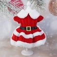 thumbnail image 3 of Vestidos de Navidad para perros pequeños, ropa de Cosplay de Navidad, falda de forro polar para perros, vestido de gato para mascotas, vestido de cachorro de princesa de lujo, 3 of 4