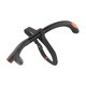 thumbnail image 4 of Tubo de respiración de silicona para buceo, snorkel, suministros para snorkel húmedo Naranja, 4 of 9