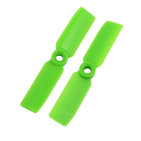Pair 3.25 x 4 Inches Green 2-Vanes Flat Prop Propeller for RC
