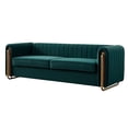 thumbnail image 2 of Modern Velvet Sofa Green Color 46169, 2 of 5