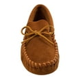 thumbnail image 2 of Minnetonka Men's Leather Laced Softsole Moccasin,Brown,6 M US, 2 of 5