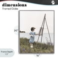 thumbnail image 4 of Stupell Industries Cottage Child on Easel Gray Framed Giclee Art, 16 x 20, by Kendra Dew, 4 of 8