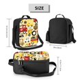 thumbnail image 2 of Pofeuu Vehicles Print Lunch Bag Women Insulated Lunch Box Reusable Leakproof Large Spacious Cooler Tote for Women Men, 2 of 7