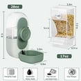 thumbnail image 3 of No Mess and No Waste Automatic Bird Feeder & Water Dispenser Set, Parakeet Cage Accessories for Parrots, Cockatiels, Finches, Lovebirds & Budgies, Easy Refill Feeding & Drinking Station for Birds, 3 of 3