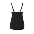 thumbnail image 5 of Blouson Tankini Tops for Women - Loose Fit, V-Neck, Adjustable Straps, Removable Padding, Versatile Swimwear, 5 of 5