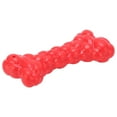 thumbnail image 1 of Squeak Bone Dog Toy Teeth Cleaning Squeaky Interactive Dog Bones for Small Medium Large BreedRed, 1 of 9