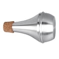 thumbnail image 1 of Trompette trompette en Alliage d'Aluminium Muet Pratique Partie d'Instrument de Musique Accessoire Protection de Bord en Liège, 1 of 8