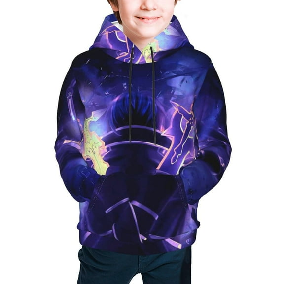 Quando Rondo Kids' Hoodie 3D Print Sweatshirt Soft Pullover Hooded with Big Pockets Fans Gifts for Boys or Girls Small