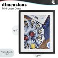 thumbnail image 4 of Stupell Industries Coastal Oysters on Ice Black Framed Print Under Glass, 13 x 16, by Rachel Nerney, 4 of 8