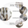 thumbnail image 3 of Abstract Gray Brown Bathroom Shower Curtains with 12 Hooks Polyester Waterproof Shower Curtain for Stalls and Bathtubs Oil Painting Simple Art Decorative Bathroom Privacy Curtain 36x78 Inches, 3 of 8
