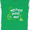 thumbnail image 4 of Inktastic My Poppy Grandpa Loves Me Boys Baby Bodysuit, 4 of 5
