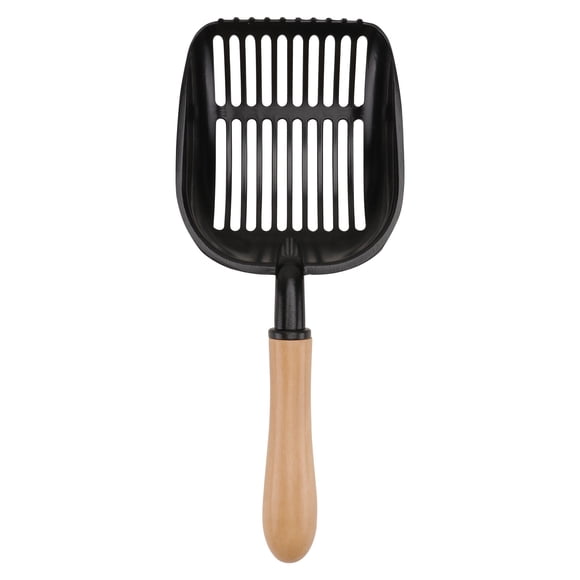 1Pc Wooden Handlle Cat Litter Shovel Practical Cat Garbage Cleaning Shovel