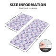 thumbnail image 2 of Honeii white Skull crystal flower Print Kitchen Mat [2 PCS] for Floor, Waterproof Non-Slip Rugs, Kitchen Decor,Standing Mat for Floor,Office, Sink, Laundry, 2 of 6