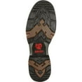 thumbnail image 7 of ROCKY WORK Men's 11" Aztec Wellington Soft Toe Waterproof Work Boot Brown - FQ0005639, 7 of 7