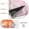 thumbnail image 6 of Coral Jellyfish Coastal Round Area Rug 6Ft Washable Circle Rugs for Bathroom Office, Summer Ocean Coral Pink Non-Slip Carpet Floor Mats Indoor Outdoor Carpet Runner Aesthetic Home Decor, 6 of 8