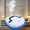 Cool White, variant on 3-in-1 Spray Mop Robotic Vacuum | Sweep, Mop & Spray Simultaneously | Multi-Surface for Living Room, Bedroom, Kitchen