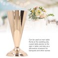 thumbnail image 4 of Golden Iron Vase Ornaments Style Props Sign In Table Flower For  Table Decoration Wedding Main Table Vases, 4 of 8